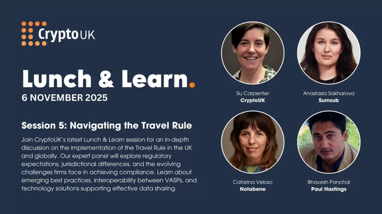 CryptoUK, Üyeleri için Seyahat Kuralı Uyumluluğu Webinarı Düzenliyor
