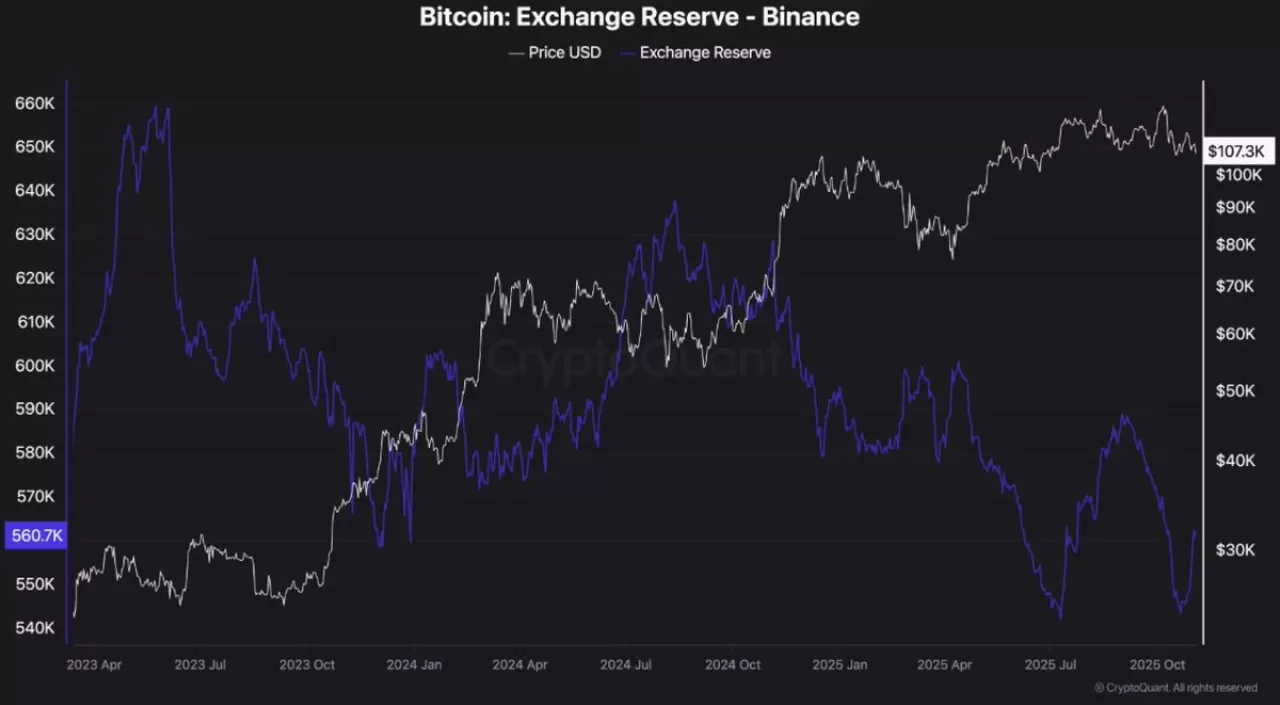 Binance Rezervleri Artarken Küresel Borsa Bakiyeleri Düşüşte