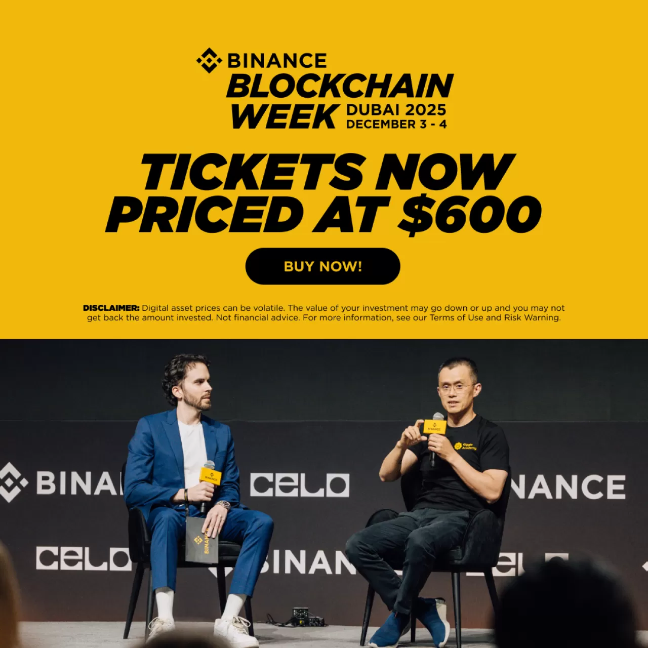 Binance Blockchain Week Dubai 2025 İçin Biletler Tükendi: Kripto Dünyasının Önemli Buluşması Başlıyor