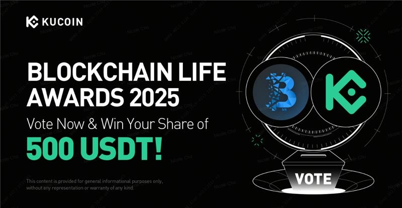 KuCoin, Blockchain Life Awards 2025'te Üç Kategoride Ödül Adayı