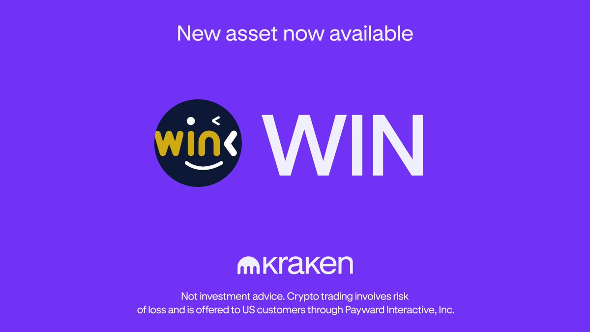WinkLink Oracle, Kraken'de İşlem Görmeye Başladı