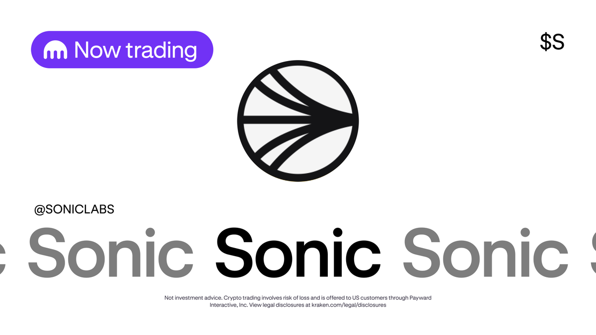 SonicLabs, Kraken Borsasında İşlem Yapmaya Başladı