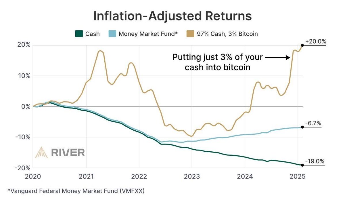 Bitcoin Tahsisi, 2020'den Bu Yana Nakit ve Para Piyasası Fonlarını Geride Bıraktı