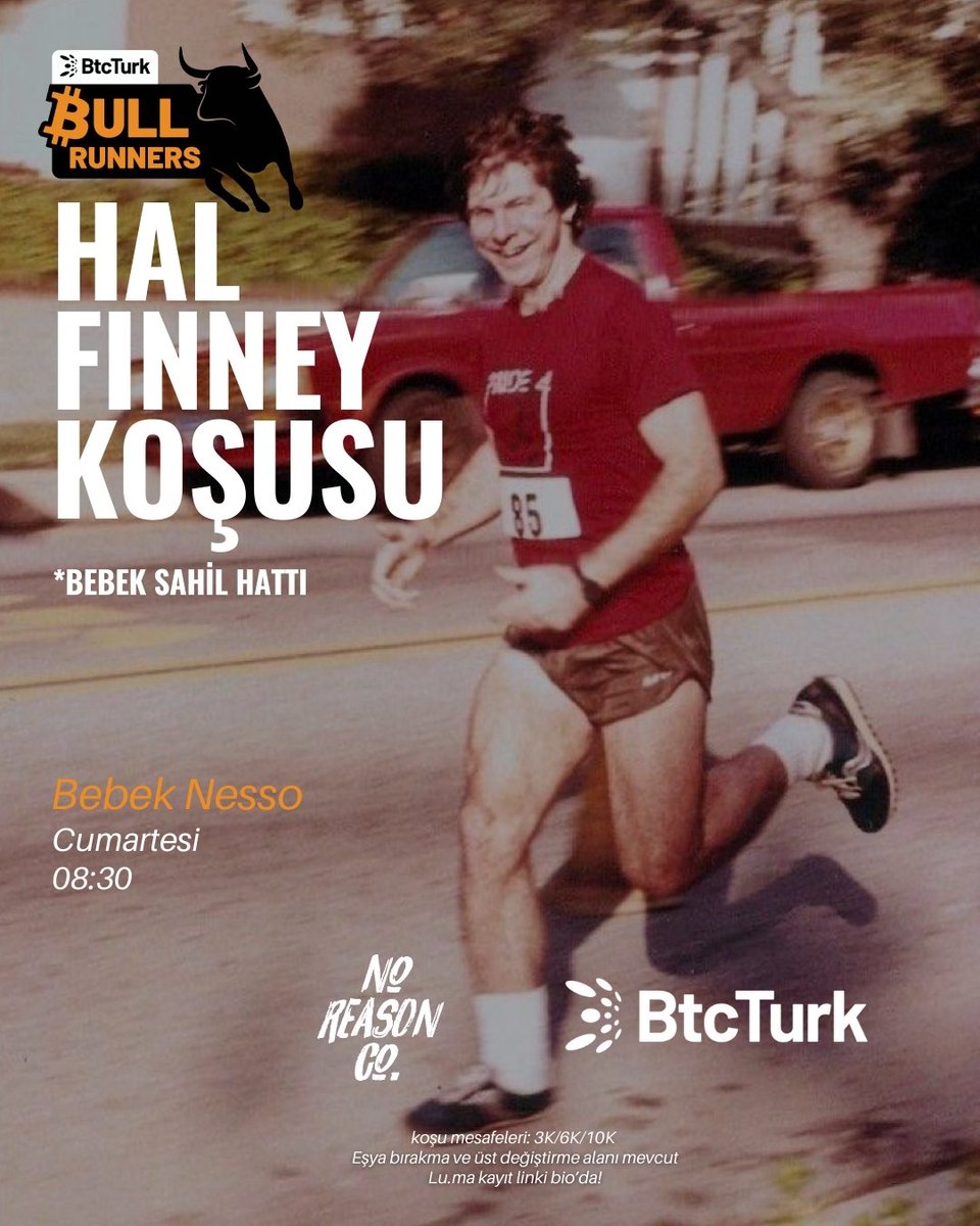 BtcTurk, Hal Finney Anısına Koşu Düzenliyor