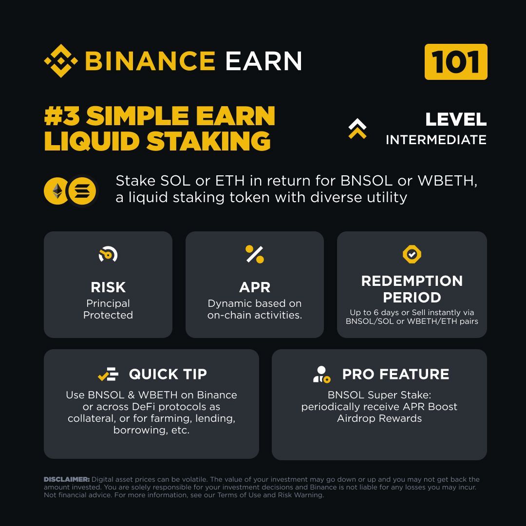 Binance, Liquid Staking ile SOL ve ETH Staking İmkanı Sunuyor