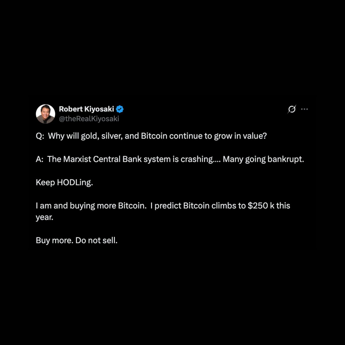 Kiyosaki, Bitcoin'in 2025'te 250.000 Dolara Ulaşacağını Öngörüyor