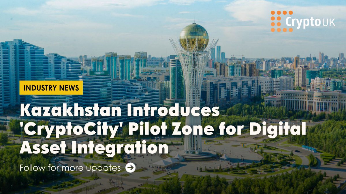 Kazakistan'dan Kripto Para Entegrasyonu İçin Pilot Bölge: CryptoCity