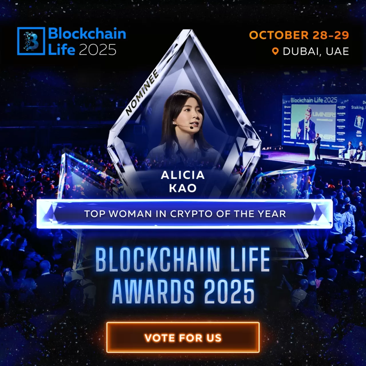 KuCoin, Blockchain Life Awards 2025'te Ödül İçin Yarışıyor