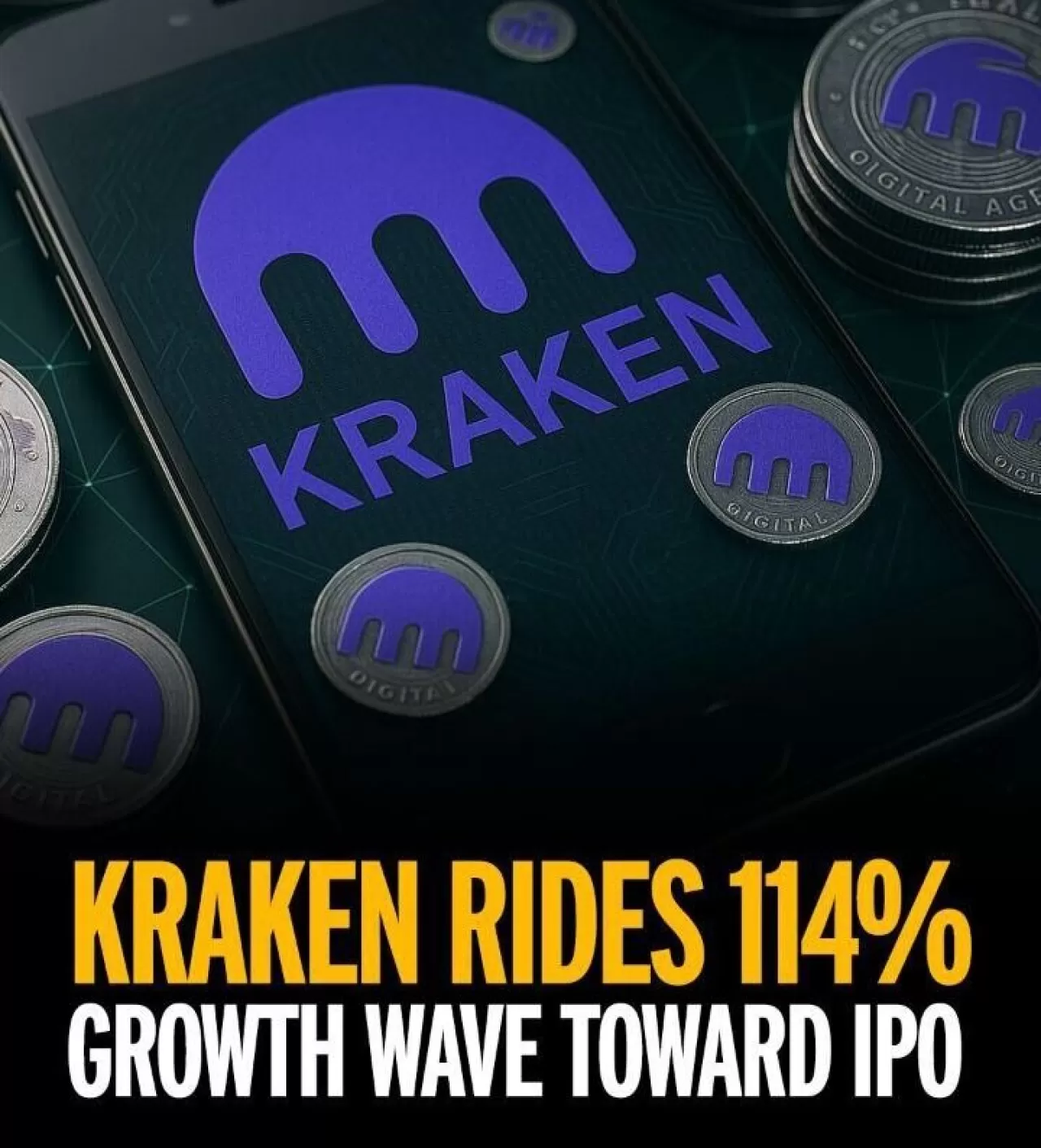 Kraken'in Üçüncü Çeyrek Geliri IPO Öncesinde Yüzde 114 Artışla 648 Milyon Dolara Ulaştı