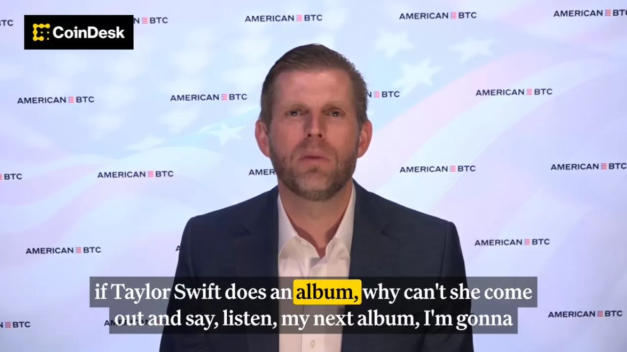 Taylor Swift'in Tokenlaştırılmış Albümü Hayal Değil: Eric Trump Müzik Endüstrisinin Geleceğini Yorumladı