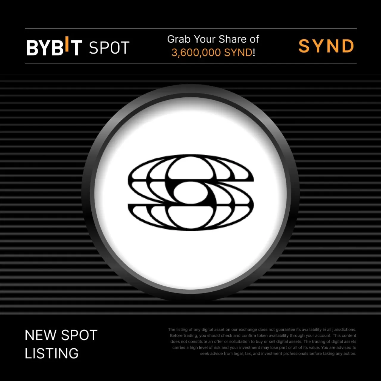 SYND Tokenı Bybit Borsasında Listelendi: 3.6 Milyon SYND Ödüllü Kampanya Başladı