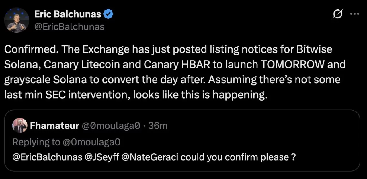 Bitwise ve Grayscale, Solana ve Diğer Kripto Varlık Fonları için Yeşil Işık Bekliyor